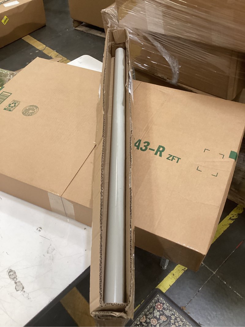 Condition photo showing As Is for 1 pack 1.5'' dia umbrella replacement lower pole, heavy steel patio umbrella bottom pole replacement, 1.7 mm thickness, no bullet buckle outdoor white 33.5''