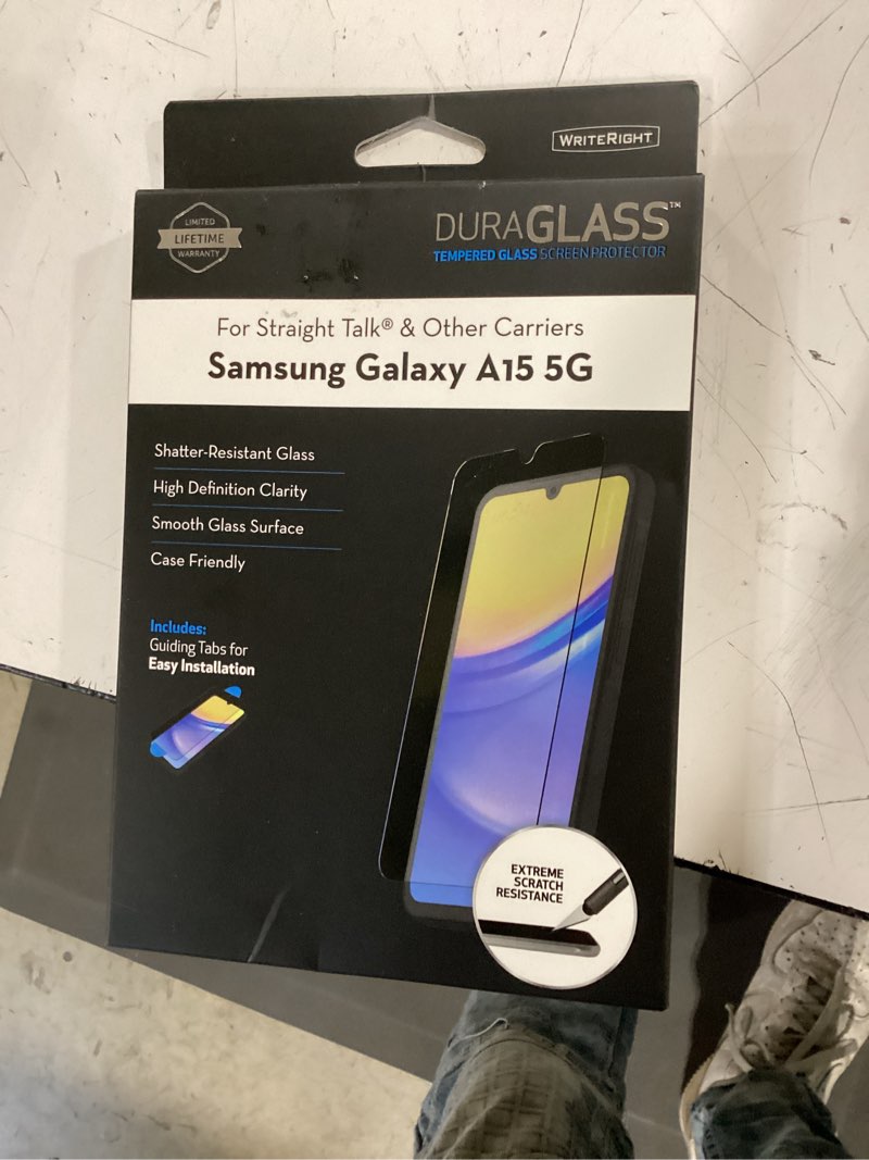 Condition photo showing New/Like New for duraglass tempered glass screen protector for samsung galaxy a15 5g
