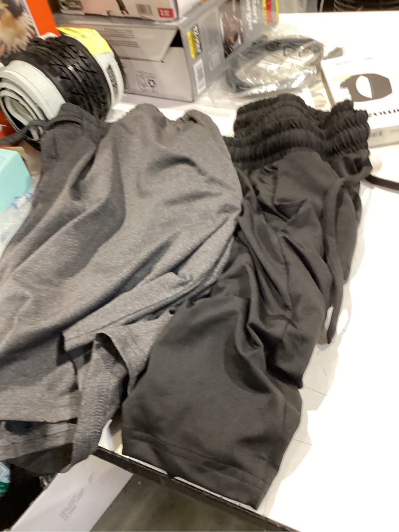 Condition photo showing Good Condition for rosvigor 2 pack women shorts high waisted athletic shorts for women with pockets for gym workout running lounge