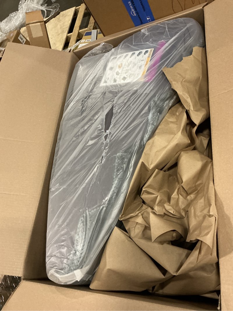 Condition photo showing New/Like New for dog stairs & pet ramp for small/large dogs to high beds/couches - 5 steps 24-inch height for 18-30 inch furniture, 2 washable covers (black, grey), non-slip balanced 33d design for old dogs & cats fleece black 5-step (33.1 x 15.8 x 24 h in 33d)