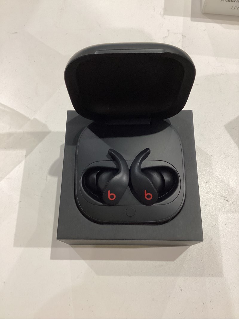 Condition photo showing Good Condition for Beats Fit Pro (1st Gen) - True Wireless Noise Cancelling Earbuds - Active Noise Cancelling - Sweat Resistant Earphones, Compatible with Apple & Android, Class 1 Bluetooth®- Beats Black Beats Black Fit Pro Without AppleCare+