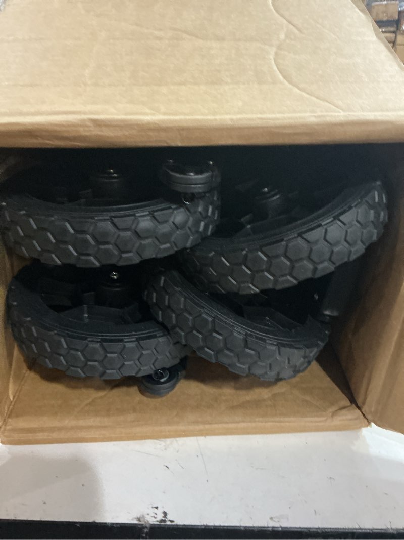 Condition photo showing Good Condition for hikenture collapsible wagon - 330lbs capacity, extra large foldable wagon with all-terrain wheels, utility beach cart for outdoor garden black