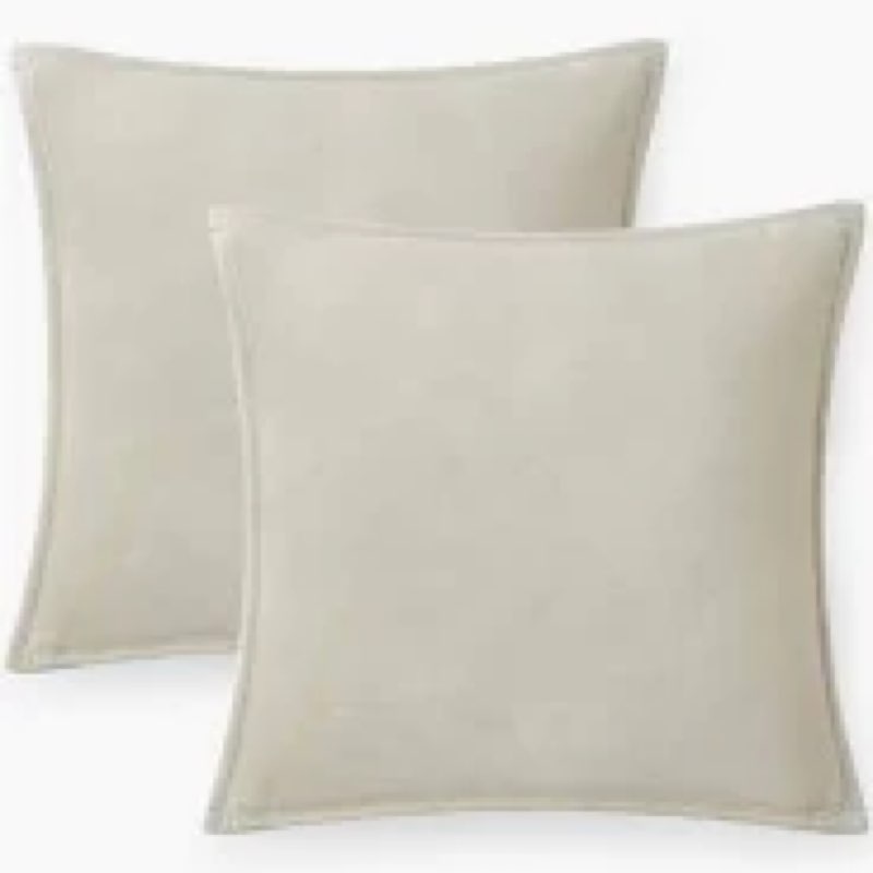 ugg coco 2-pack decorative pillows - soft & plush throw pillow inserts with throw pillow covers - pe