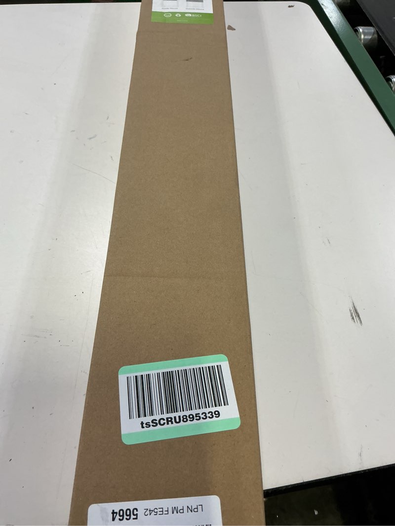 Condition photo showing New/Like New for DENFOON Motorized Zebra Blinds, Solar Powered Dual Layer Automatic Shades with Remote Control, Rechargeable Smart Blinds Horizontal Wireless Electric Shades for Windows, Custom Size, White? 20 x 72 White 20"W x 72"H