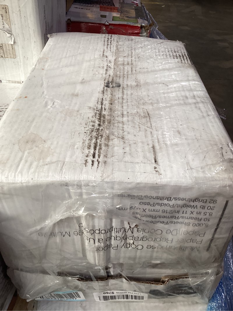 Condition photo showing Good Condition for amazon basics multipurpose copy printer paper, 20 lb, 8.5 x 11 inches, 10 reams (5,000 sheets), 92 bright white