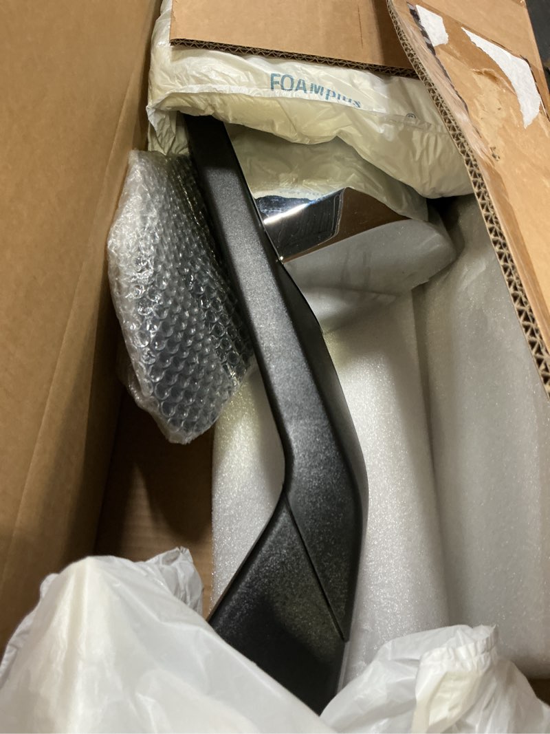 Condition photo showing Good Condition for hood mirrors truck assembly replacement hood mirrors assembly fit for volvo vnl 2004-2017 (chrome, right) right chrome
