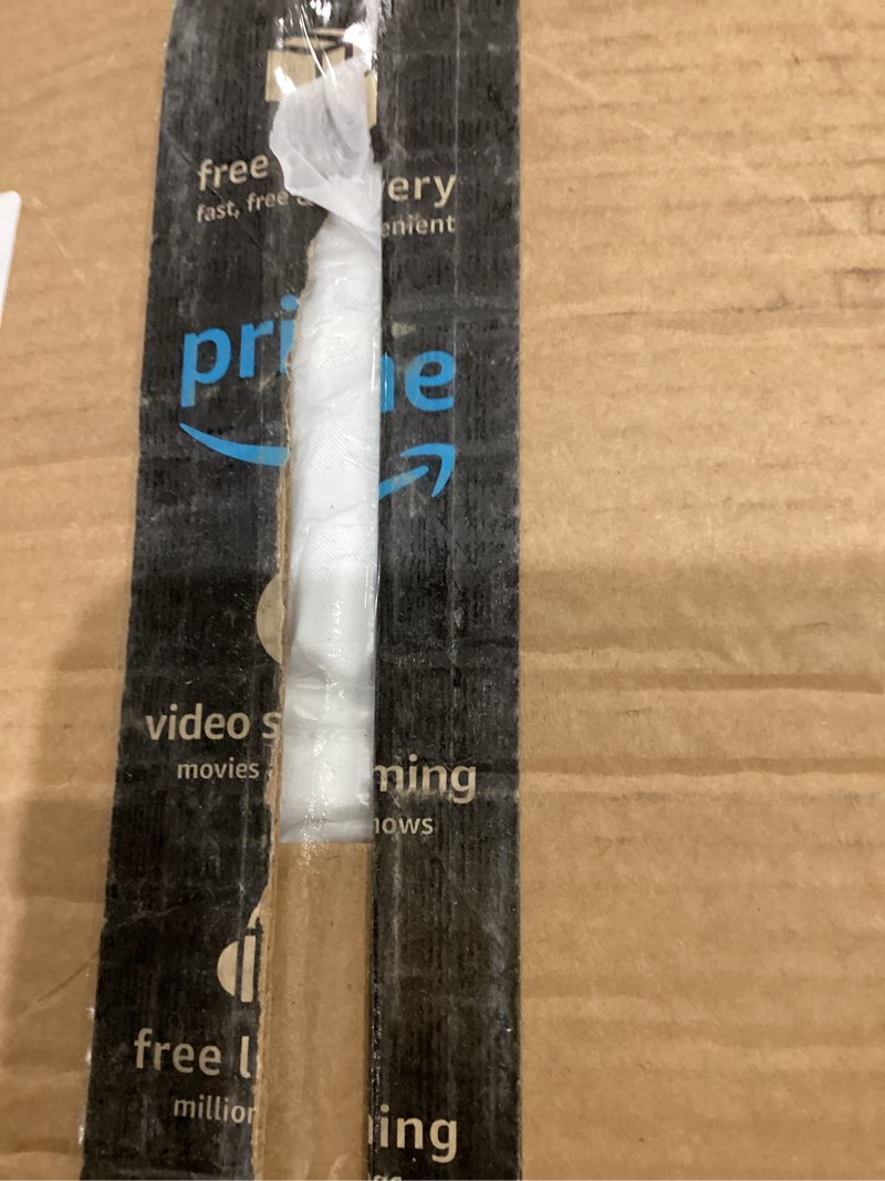 Condition photo showing As Is for Pillows Insert 24'' x 24'' Set of 2, Decorative Euro Throw Pillows with Luxury Silky Covers for Indoor Couch, Sofa or Bed Decors, White Striped Cushion Sham Stuffer White 24x24 Inch (Pack of 2)