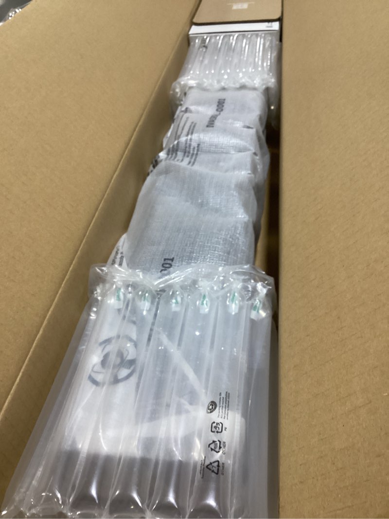 Condition photo showing As Is for samsung b-series soundbar hw b400f 2.0 ch soundbar with built in subwoofer (2025 model) one remote control, surround sound expansion, voice enhance mode hw-b400f soundbar