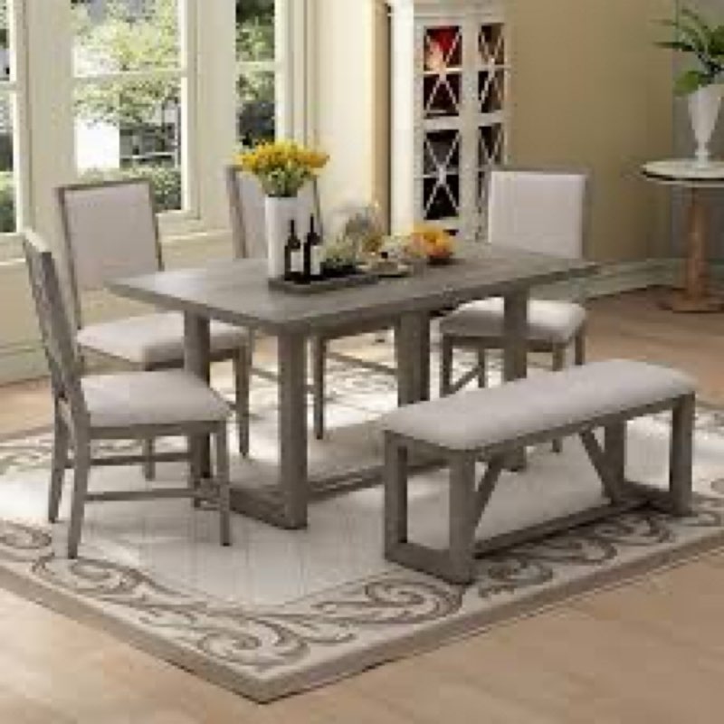 WF324181AAE dining chair gray + beige