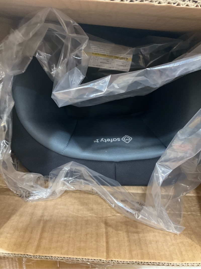 Condition photo showing Good Condition for safety 1st grow and go 2-in-1 booster car seat with comfortwings, converts high-back to backless, 19" wide, fits 3 across, lightweight, foldable, easy-clean, cup holders, 40-100 lbs, black sand