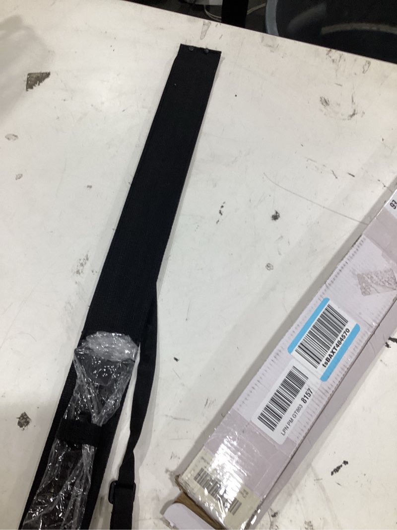 Condition photo showing As Is for 27" long style double-edged machete sword full tang with sheath,stainless steel blade,handle with non-slip cord wrap,for yard work,tree felling,camping,and outdoor activities (black)