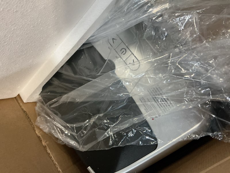 Condition photo showing As Is for bonsaii paper shredder for office, 120-sheet autofeed heavy duty shredder for home office use, 30 minutes/micro cut/p-4 high security level/6 gallon large bin