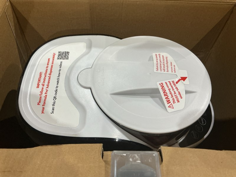 Condition photo showing Good Condition for baby brezza new and improved formula pro advanced formula dispenser machine - automatically mix a warm formula bottle instantly - easily make bottle with automatic powder blending, white