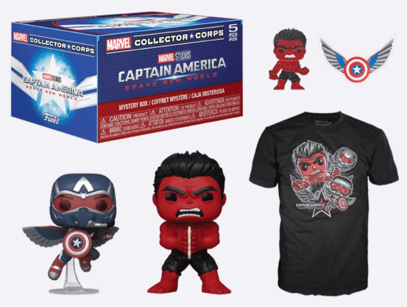 Funko Marvel Collector Corp Subscription Box: Captain America: Brave New World - M
