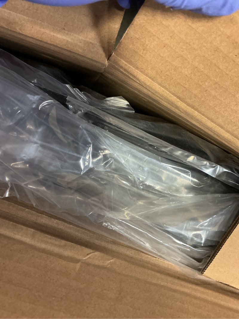 Condition photo showing New/Like New for WUC Sports Equipment Organizer - Garage Ball Storage Rack with Basket, Hooks and Rolling Cart for Toy Sports Gear Storage, Black