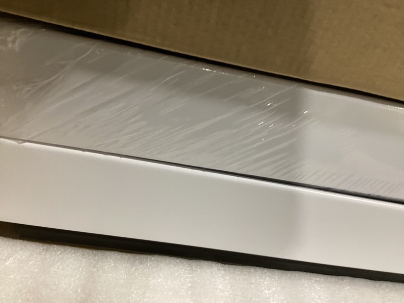 Condition photo showing Good Condition for 2 pack pull out cabinet organizers 21" deep with raising pad for framed cabinets, expandable width (15.2"-26.3") slide out drawers upgrade 3 slide rails, roll out shelves adhesive, white white 15.2"-26.3"wide x 21"deep(2 pack)