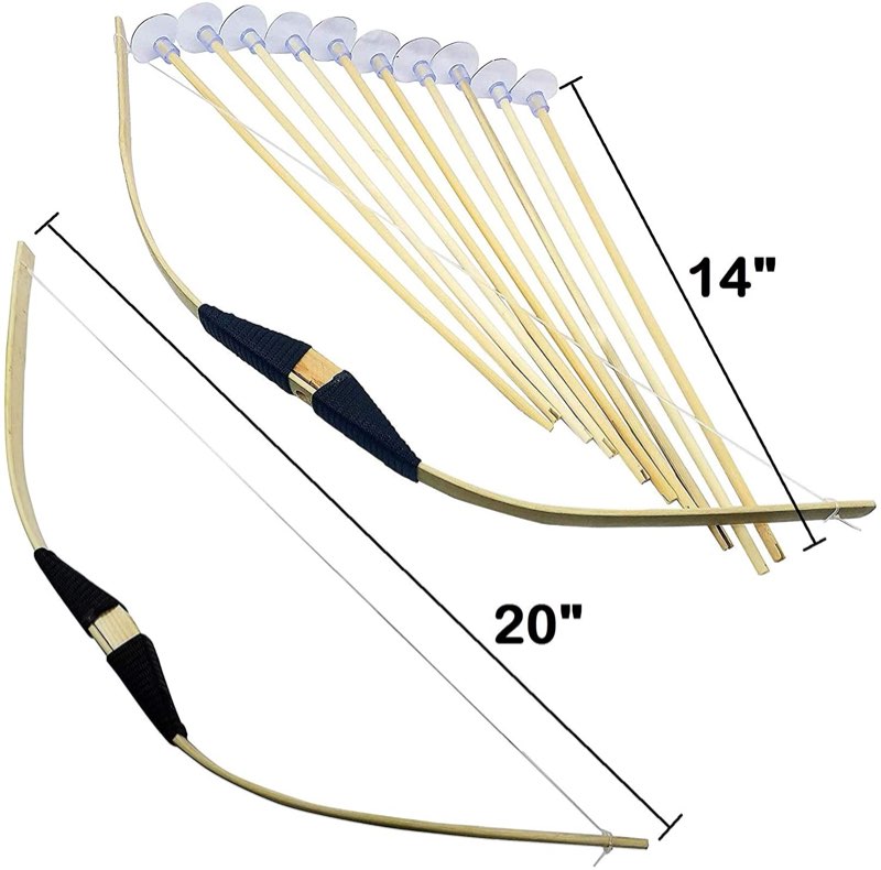 Basbon Kids bow and arrow set 5 suction cup arrows 