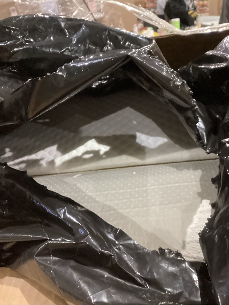 Condition photo showing As Is for 3PCS Bed Wedge Pillow for Headboard, Adjustable Wedge Pillow for Sleep Apnea, 23” Wide Triangle Pillow Wedge Set for After Surgery, Acid Reflux Relief, Snoring, Neck&Back Support, White/Grey 3pcs White/Grey