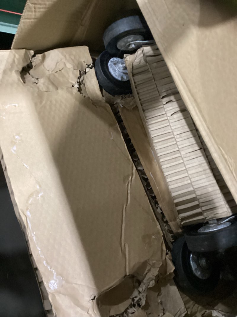 Condition photo showing As Is for Olympia Tools 85-189 Pack N Roll Collapsible Service Cart, XL, 300LB Capacity, Black Black 300LB