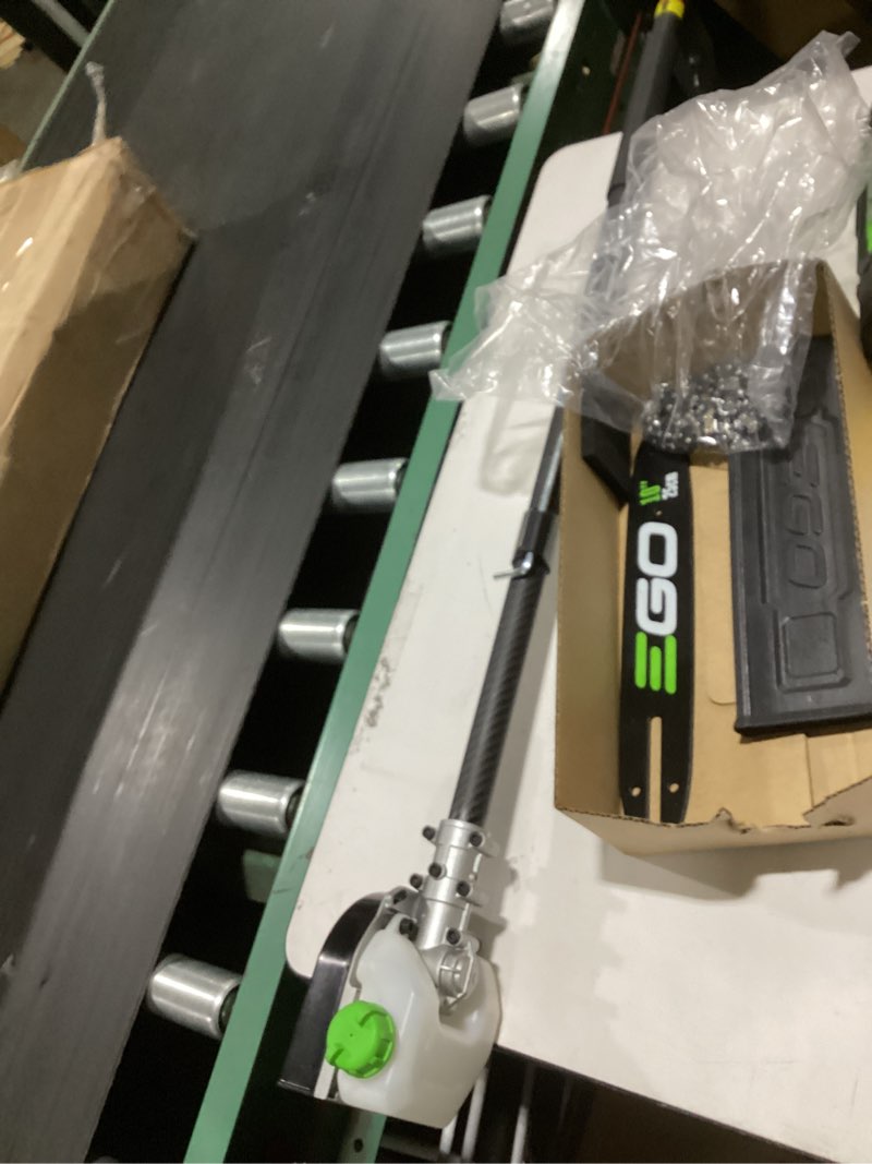 Condition photo showing As Is for ego power+ multi-head system psa1020 10 in. battery pole saw attachment tool only