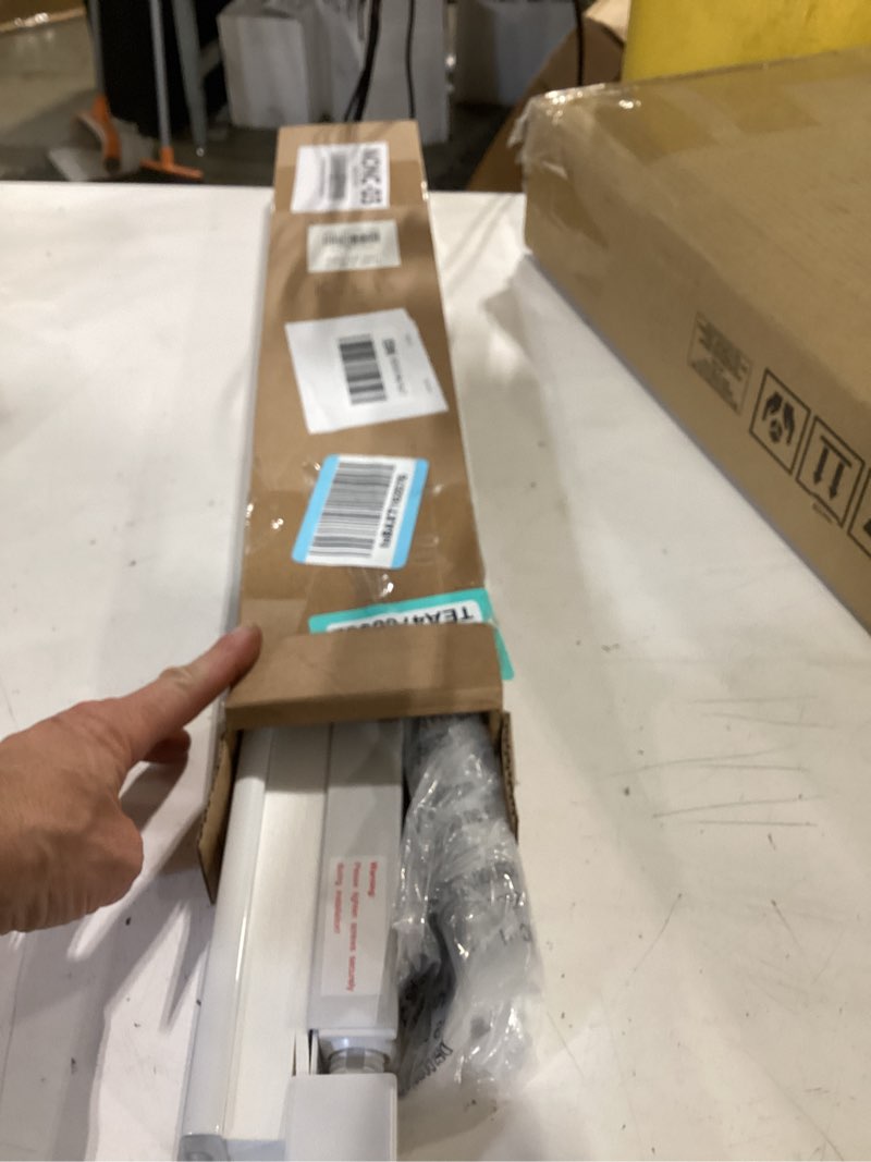 Condition photo showing New/Like New for lazblinds cordless cellular shades, no tools no drill light filtering honeycomb shades pleated blinds for windows, 21'' w x 48'' h, white light filtering-white 21'' w x 48'' h