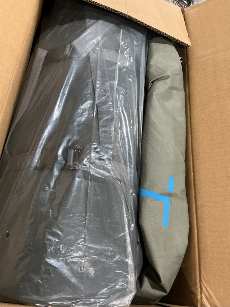 Condition photo showing Good Condition for losthorizon camping air mattress with foam for tesla, self inflating sleeping pad with air pump, 4.5" thick, r-value 13, model y model y sleeping pad + pump