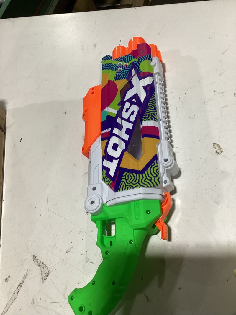 Condition photo showing Good Condition for xshot water fast-fill skins pump action water blaster ripple water camo by zuru xshot watergun (fills with water in just 1 second!)
