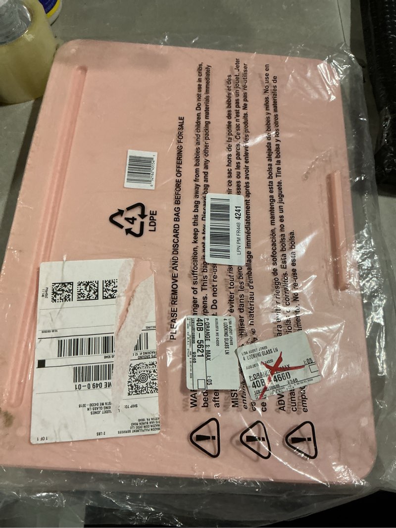 Condition photo showing As Is for lapgear original lap desk – fits up to 17? laptops – rose quartz – style no. 45154