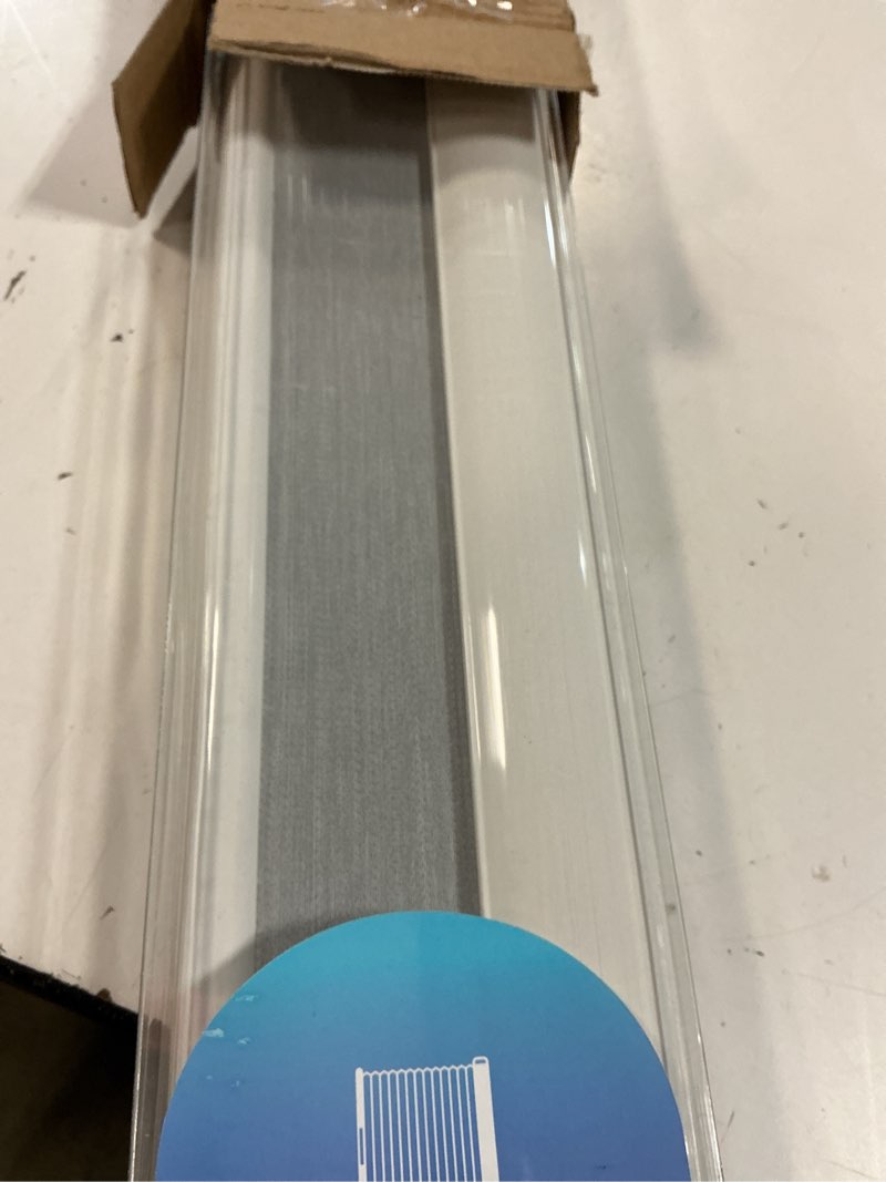 Condition photo showing Good Condition for allesin cordless blackout cellular shades, honeycomb blinds for windows, thermal insulated & noise dampening, room darkening window coverings for bedroom & nursery, gray, 29" w x 64" h gray-100% blackout 29"w x 64"h