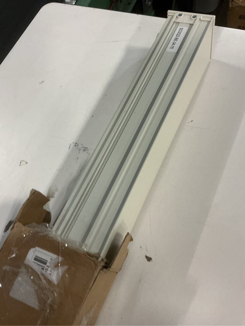 Condition photo showing Good Condition for Joydeco Cordless Zebra Blinds (Pro), Dual Layer Light Control Zebra Blinds for Windows, Light-Proof Aluminum Cover, Free-Stop Roller Shades for Home & Office (Beige, 30" W x 75" H) Beige 30"W x 75"H