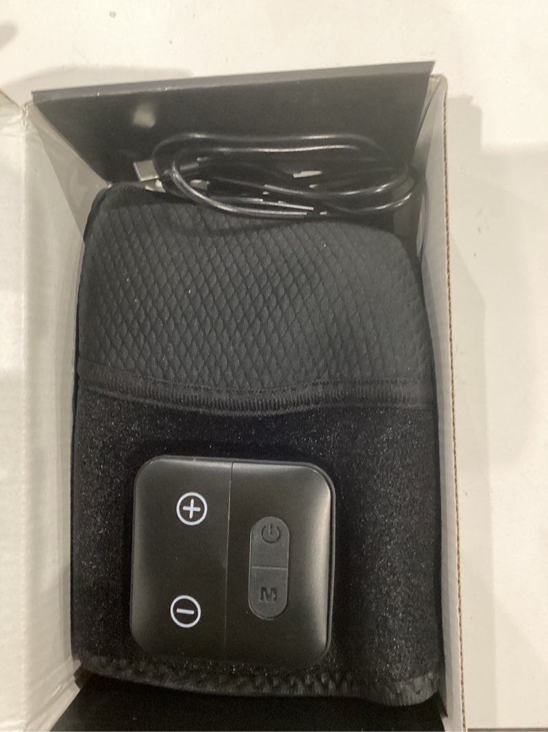 Condition photo showing As Is for Nekteck Knee Massager, 3-in-1 Cordless Heated Knee Brace with Vibration for Pain Relief, Rechargeable Knee Heating Pad with 5 Heat Levels and 3 Massage Mode, Ideal Gift for Mom Dad MD-KP03