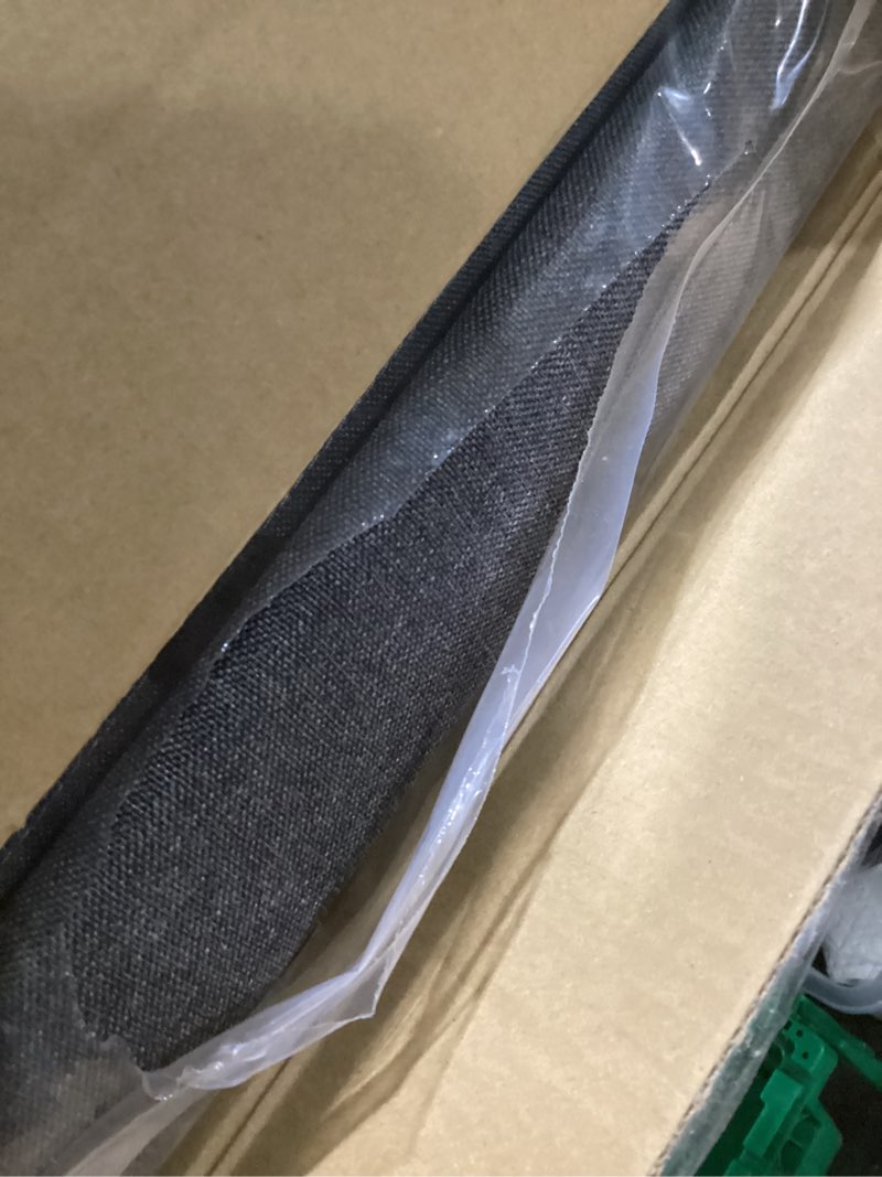 Condition photo showing Good Condition for Storage Ottoman Bench with Bins, 43-in Storage Bench for Bedroom End of Bed, Folding Foot Rest Ottoman for Living Room Max 660lbs, Fabric Ottomans, Grey 02 - Grey 43 Inch - Fabric