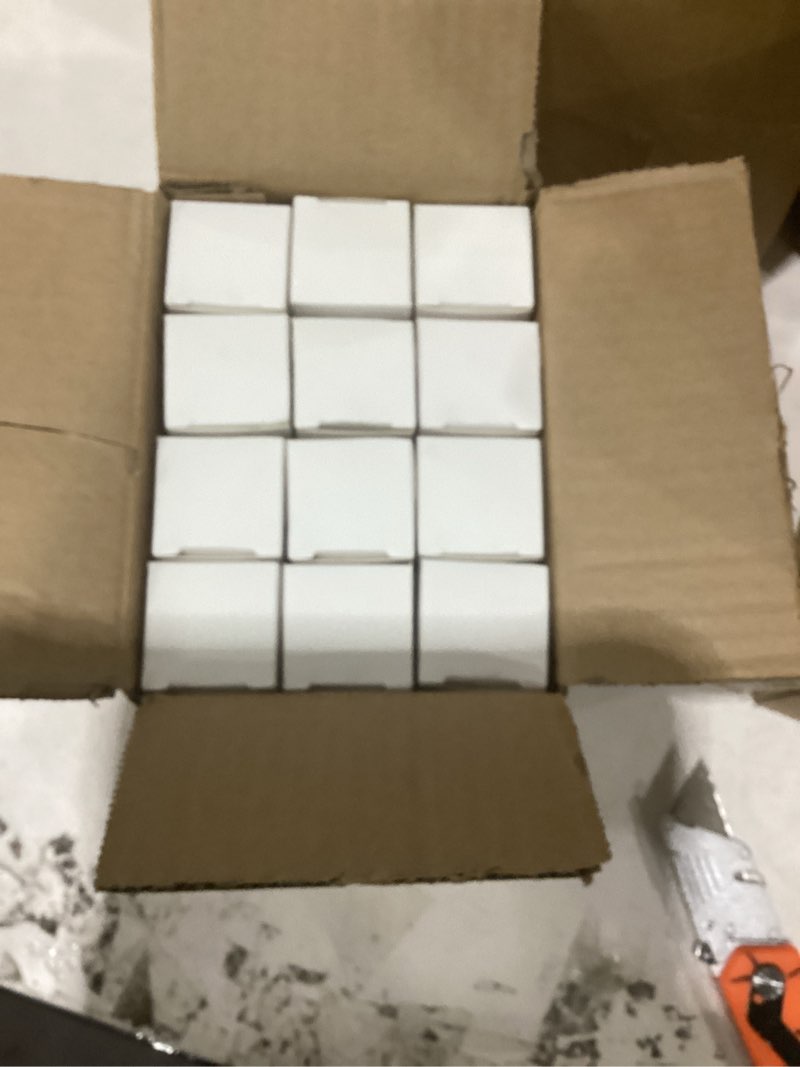 Condition photo showing New/Like New for seentech 12 pack 60w 120v e12 base b10 ctc incandescent light bulbs, warm white 2700k, transparent candle light bulbs perfect for chandeliers, ceiling fan lights, pendants, fireplace, dimmable 60 watts