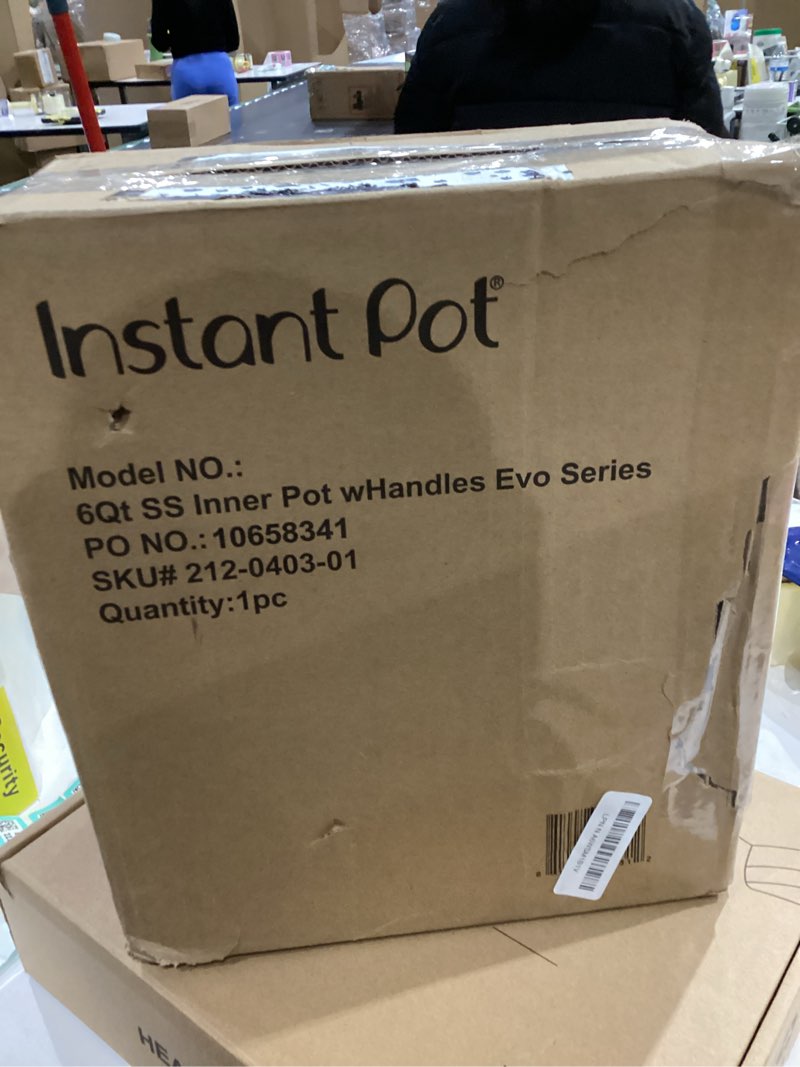 Condition photo showing Good Condition for Instant Pot Stainless Steel Inner Cooking Pot with Handles, 6-Qt, Polished Surface, Rice Cooker, Stainless Steel Cooking Pot, Use with 6-Qt Duo Evo ,Pro & Pro Crisp