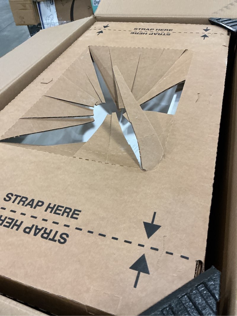 Condition photo showing Good Condition for Style Selections Cauley 36-in Black Single Sink Bathroom Vanity with White Cultured Marble