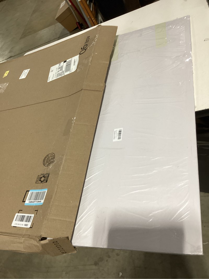 Condition photo showing New/Like New for large trifold poster board, 2 pack 36" x 48" white corrugated project boards - science fair display posterboard for school projects, science fairs, event displays, and business presentations white-36" x 48" 2 pcs