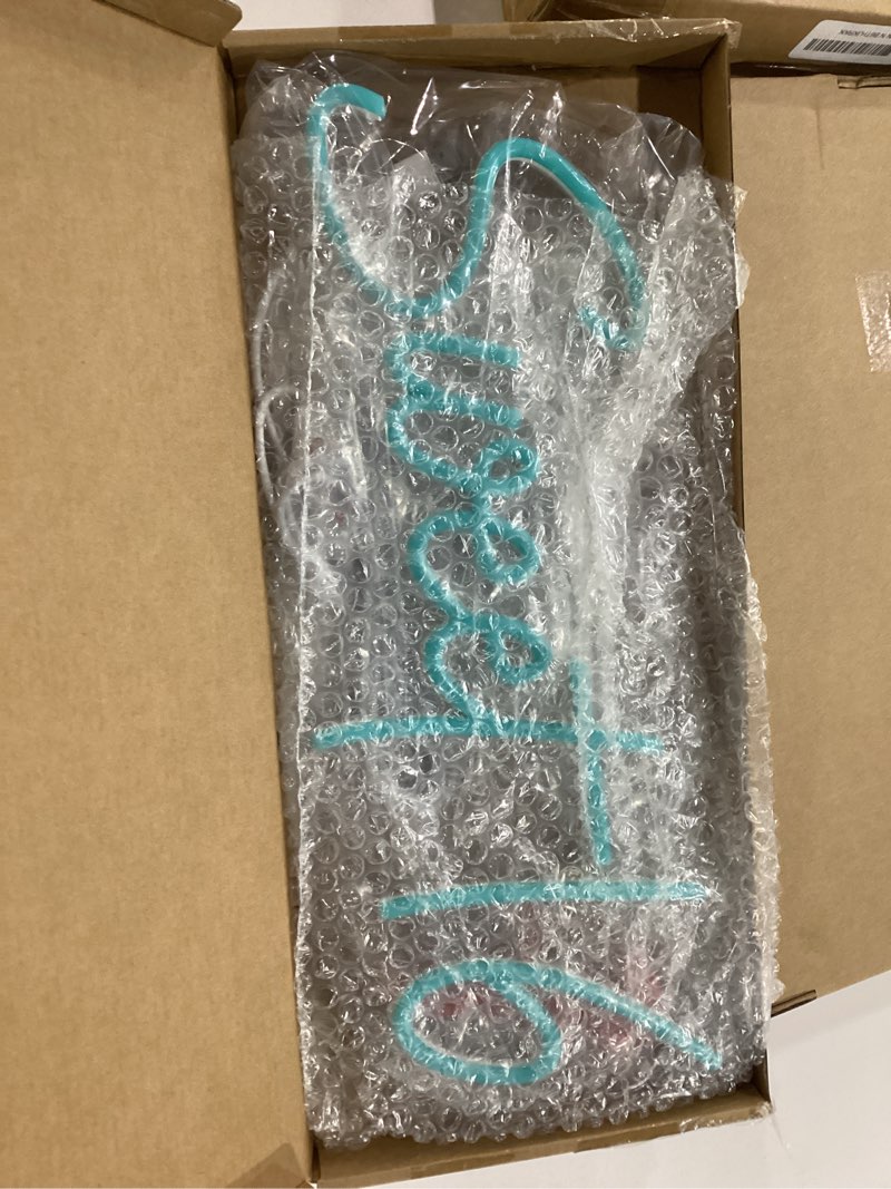 Condition photo showing New/Like New for 16.8 Inch Sweet 16 Neon Sign, USB Powered with Dimmer Switch 16th Birthday Party Sign, Sweet Sixteen Party Supplies, Happy 16th Birthday Decorations for Girls (Ice Blue)