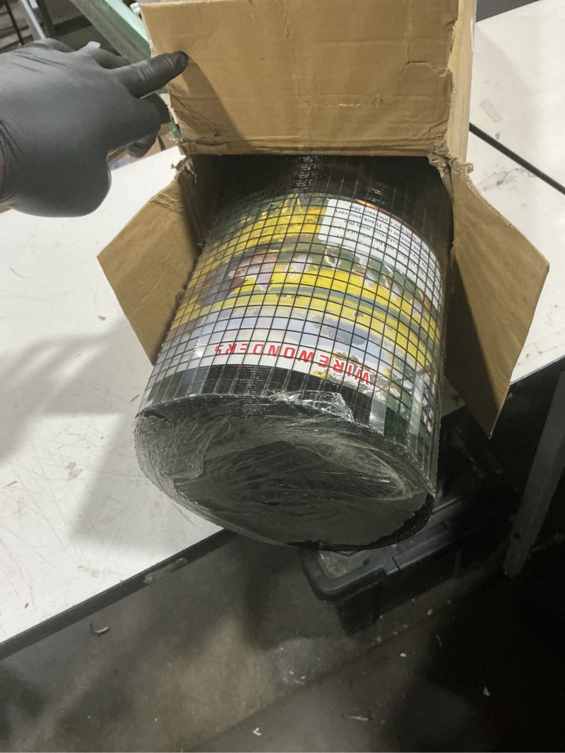 Condition photo showing New/Like New for hardware cloth ,48 x 100 ft heavy duty black chicken wire fencing,1/4 inch pvc hardware cloth,19 gauge vinyl coated welded wire mesh roll chicken wire fencing garden fence tree guard