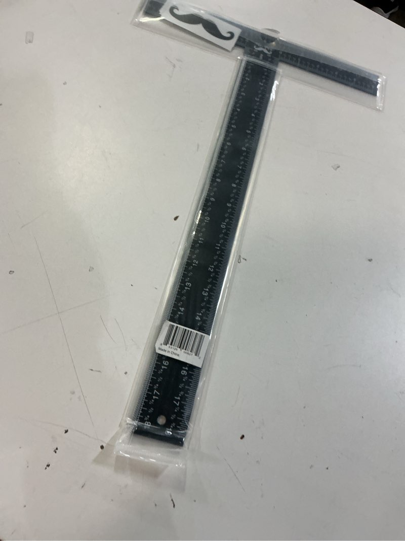 Condition photo showing New/Like New for Mr. Pen - T Square, T Ruler, 45 cm, Metal, T Square Ruler, Drafting Tools, Tsquare, Truler, Architectural Triangle 18 inch