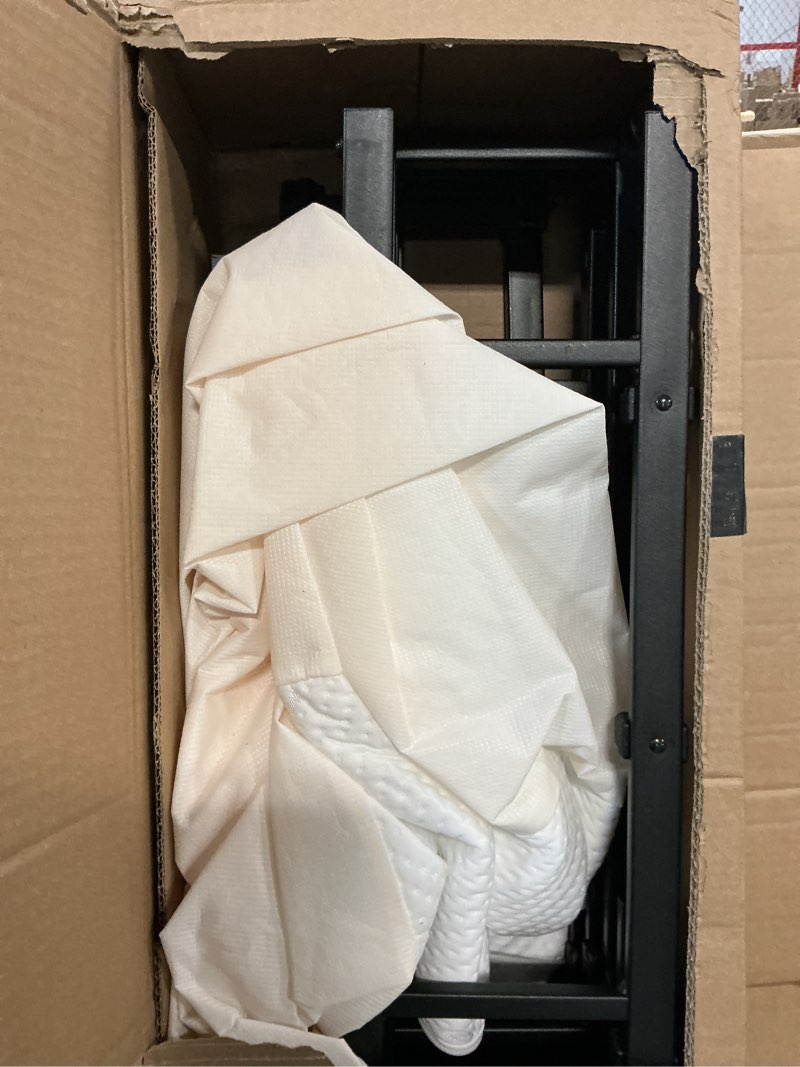 Condition photo showing Good Condition for amazon basics smart box spring bed base, 7-inch height mattress foundation, tool-free easy assembly, full, 74"l x 53"w x 7"h, white full(74"l x 53"w) 7-inch height