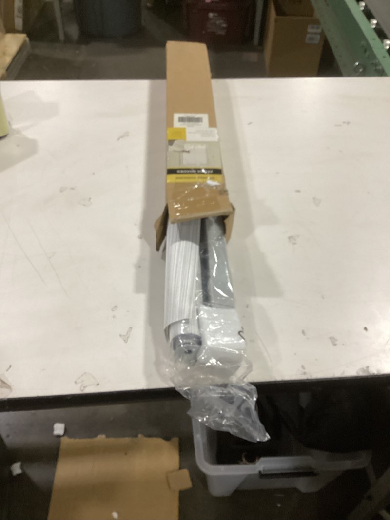 Condition photo showing New/Like New for No Drill Cordless Zebra Blinds for Windows, Linen High Precision Fabrics, 20" W x 64" H Linen - Grey Linen - Grey 20" W x 64" H