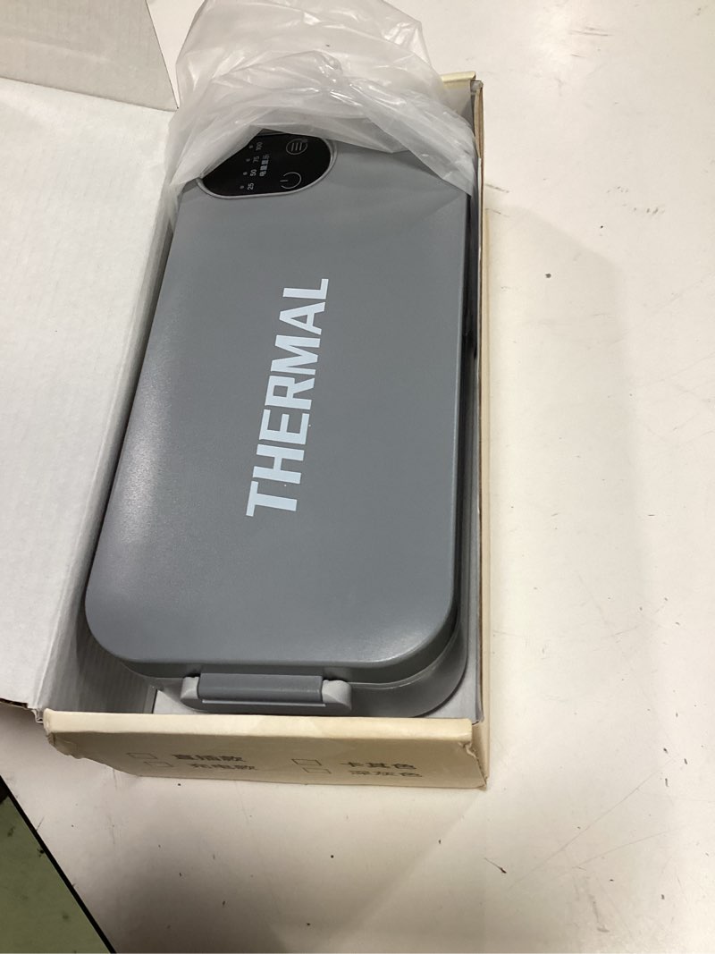 Condition photo showing Good Condition for homebeyond cordless electric lunch box, rechargeable heated lunch box, 6-temp 7-timer settings 900ml stainless steel container, portable food warmer for office, car, travel, outdoor work