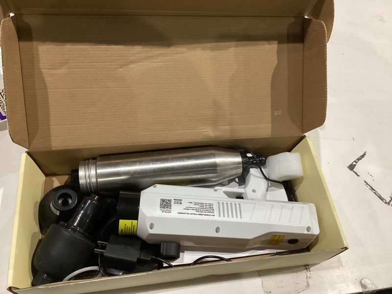 Condition photo showing As Is for ?Electric Toilet Plunger for Bathroom, High-Pressure Air Plunger, Heavy-Duty Clog Remover for Toilets, Toilet Drain Unclogger (Ink Black)