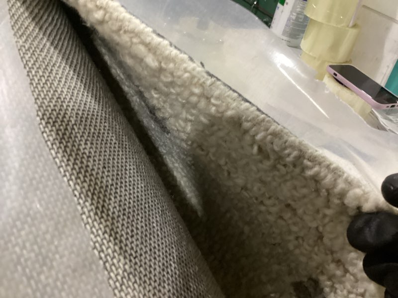 Condition photo showing Good Condition for jaipur living karlstadt handmade solid taupe/white area rug (7'10"x9'10") 8'x10' taupe