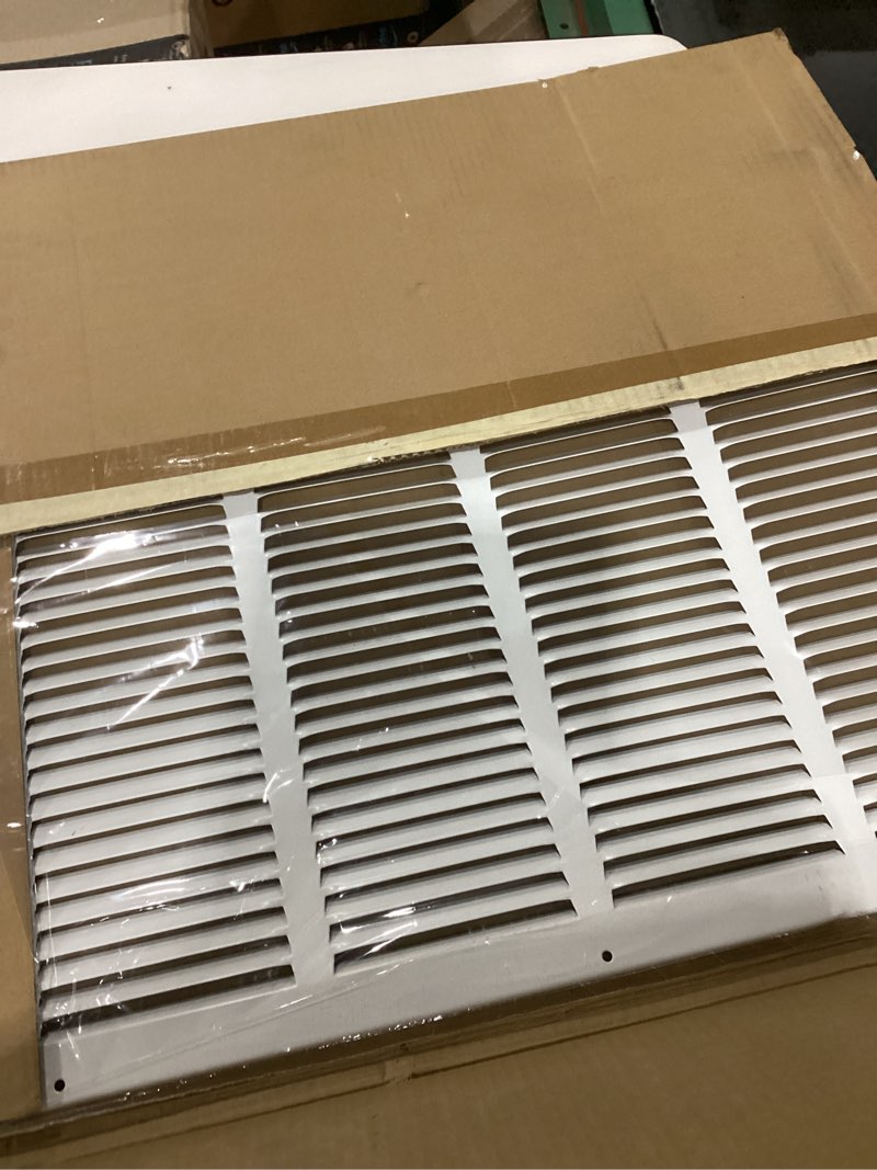 Condition photo showing Good Condition for 20x20 Return Air Grille (Duct Opening Size), Air Return Vent Cover, AC Vent Cover, Cold Air Return Vent Cover, Flat Return Air Grilles, Outer Dimensions:21.75"W x 21.75"H (20"W x 20"H, Duct Opening)