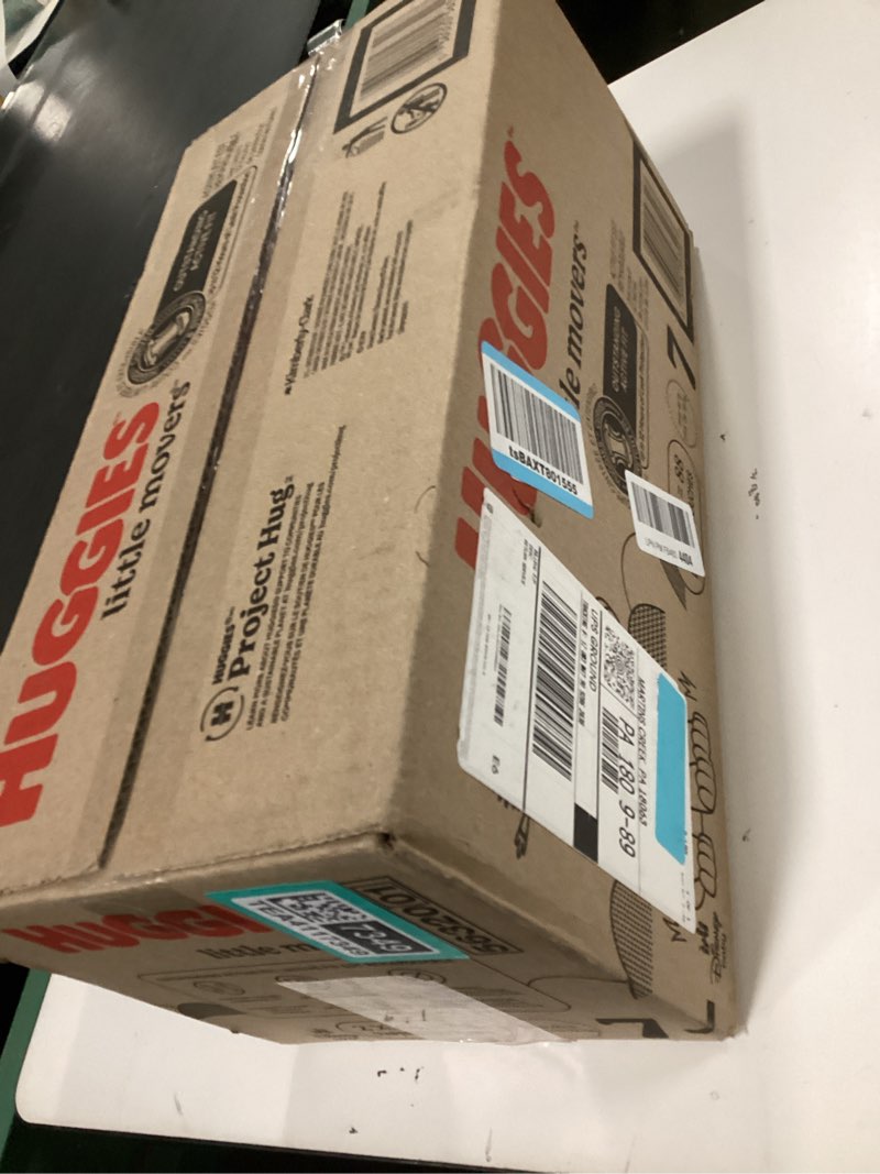 Condition photo showing New/Like New for Huggies Size 7 Diapers, Little Movers Baby Diapers, Size 7 (41+ lbs), 88 Count (2 Packs of 44), Packaging May Vary Size 7 88