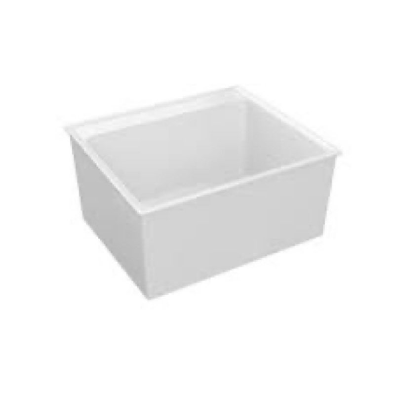 24.5 L x 22 W White