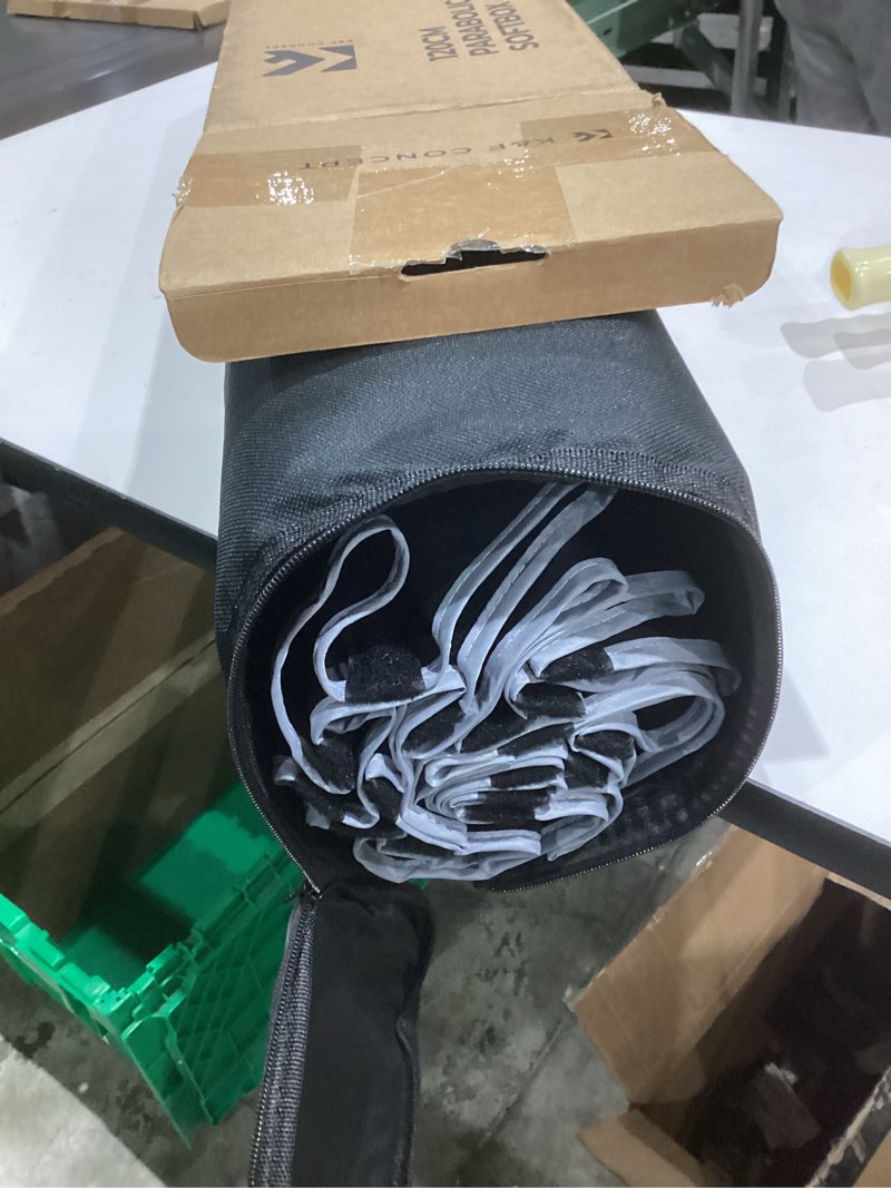 K&F CONCEPT 47“/120cm Softbox Parabolic Hexadecagon Compatible with Bowens Mount, with Honeycomb Gri