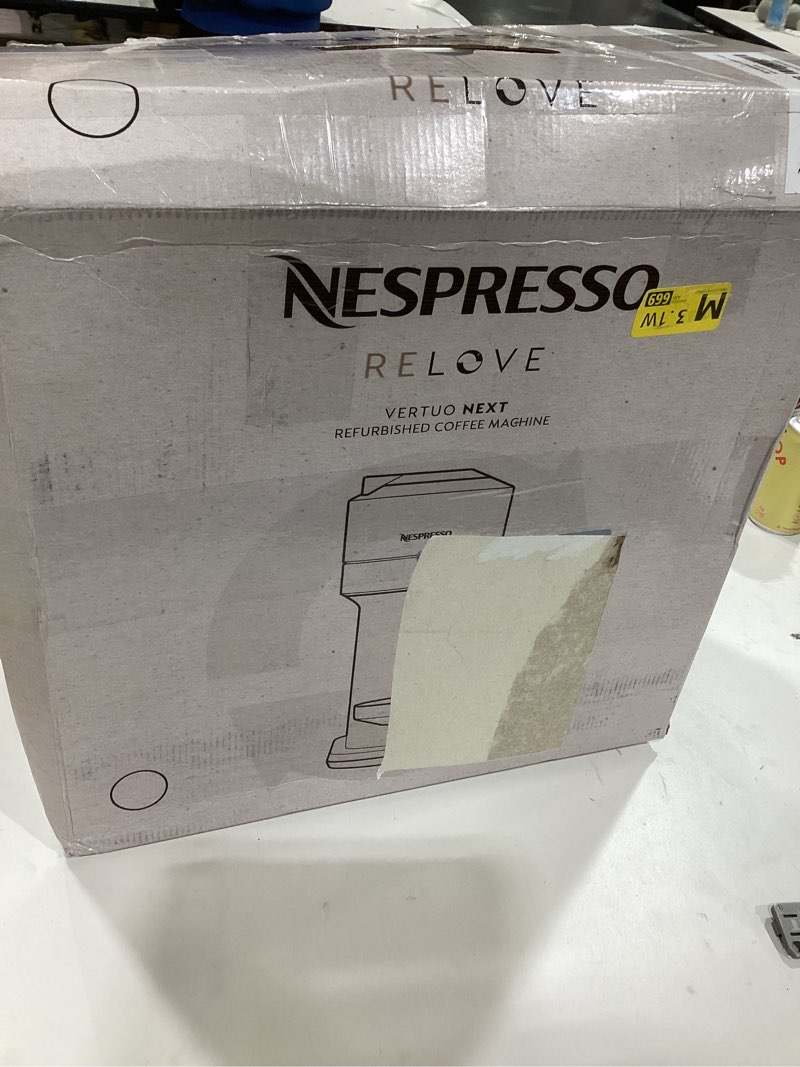 Condition photo showing As Is for Nespresso Vertuo Pop+ Coffee and Espresso Maker by Breville, Coconut White
