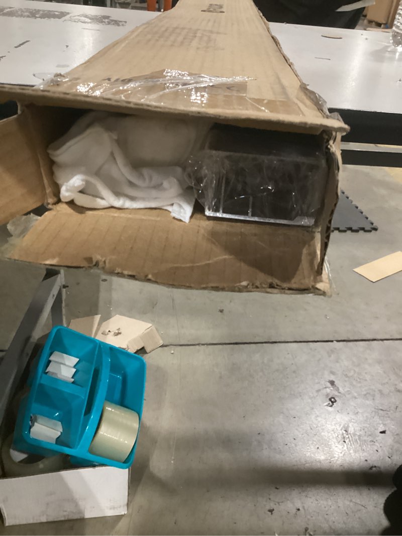 Condition photo showing Good Condition for 32x48 Frame for Canvas Painting, DIY Metal Canvas Floater Frame with 1.5” Deep for Oil Paintings Art Prints Artwork Landscape Portrait Living Room Wall Decor (Bronze) 32x48" Bronze